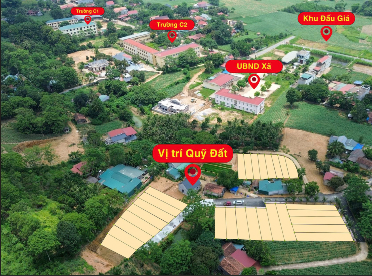 Bán Hơn 100m Đất Trung Tâm Xã Gần Khu Công Nghiệp Tiềm Năng Tăng Giá Cao